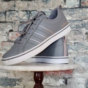 Adidas VS PACE Gray & Pink Sneakers Size 6